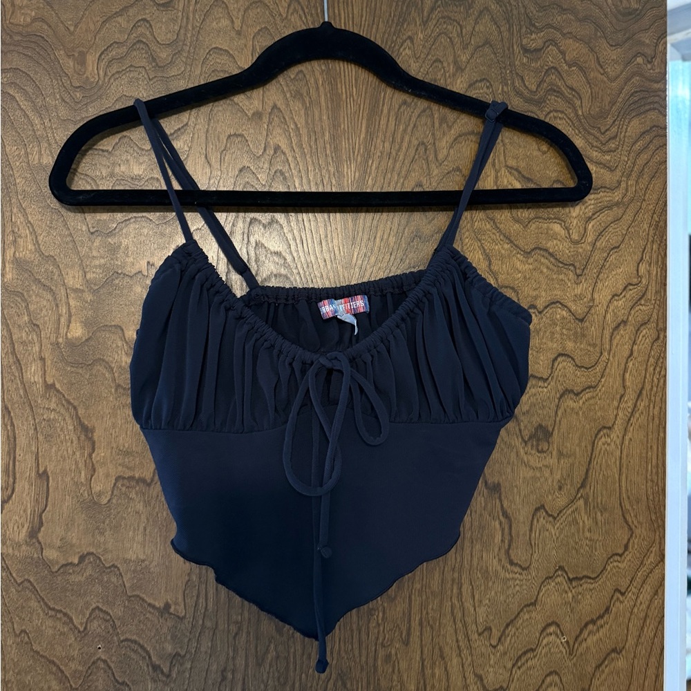 Urban Outfitters Cropped Bustier Bandana Tank Top